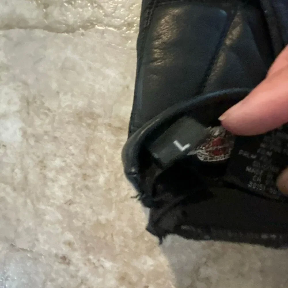 HARLEY DAVIDSON Leather Gloves Size L